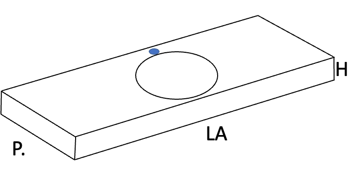 LEEDS ROND 30 CM CF